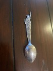 New York Sterling Silver Souvenir Spoon Statue of Liberty Brooklyn Bridge Design — photo 3