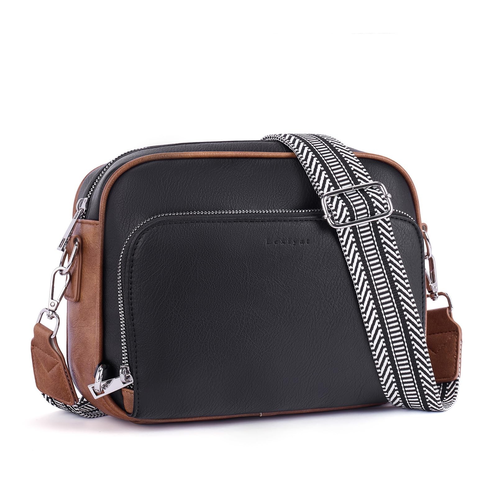 For Women Vegan Leather Travel Anti Theft Bags Guitar Strap 