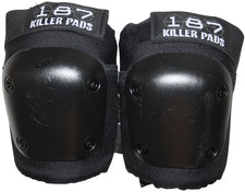 187 Killer Knee Pads S/M 12 - 14" Black Skate Derby BMX More, EXCELLENT