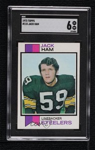 1973 Topps Jack Ham #115 SGC 6 Rookie RC HOF