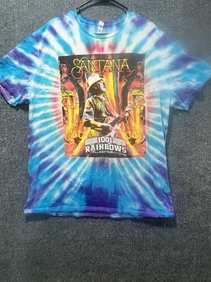 Santana ''1001 Rainbows'' 2023 Tour t-shirt. Size XXL