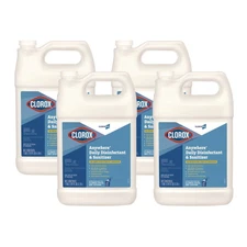 Clorox 31651 Anywhere 128 oz. Bottle Daily Disinfectant and Sanitizer (4/CT) New
