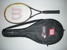 WILSON PRO STAFF TOUR 95 HYPER CARBON TENNIS RACQUET 4 5/8 NEW STRINGS 