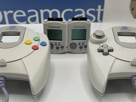 BOXED Sega Dreamcast Console PAL  Very Good Condition 2 Joypad Visual Memory