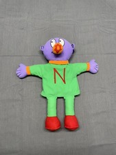 Letter People Vintage Hand Puppet Letter N Plush Very Good