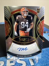 2025 Panini Select Mason Graham RC Autograph Cleveland Browns