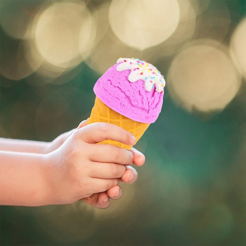 2Pcs PVC Ice Cream Display Props Assorted Color for Ice Cream Shop Window Decor - Afbeelding 7 van 12