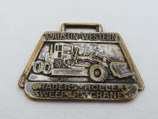 Vintage Earth Grader / Tractor Large Advertising Watch Fob WE-16