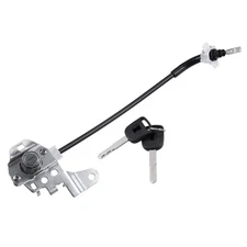 X AUTOHAUX 1 Set Front Left Side Door Lock Cylinder Cable with 2 Keys for Hon...
