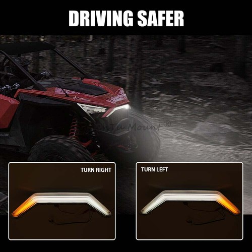 2884346 Clear Center LED Light Accent Light For Polaris RZR PRO XP 4 / PRO R New - Picture 8 of 21