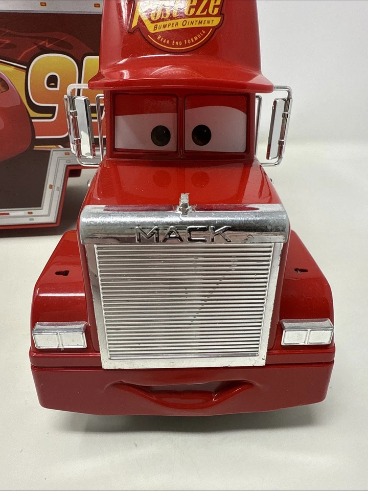 Jada Disney Pixar CARS 1/24 Mack Semi Truck & Trailer Die Cast Loose VHTF - Image 3 of 4