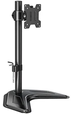Single Monitor Stands, Freestanding VESA Monitor Desk Mount fits 13'' to 32''