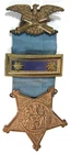 ca1884 CIVIL WAR VETERAN GAR / GRAND ARMY OF THE REPUBLIC MEMBER BADGE TYPE IVa