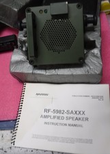 HARRIS RF-5892-SA001 AMPLIFIED SPEAKER UNISSUED COND. FREE SHIPPING