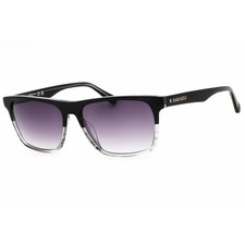 Image of Kenneth Cole New York Men's Sunglasses Black/Crystal Square Frame KC00040 03B