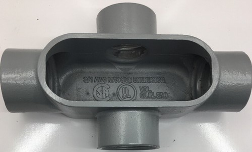 X57SA KILLARK CORROSAFE7 1-1/2-INCH X CONDUIT BODY - Picture 2 of 3