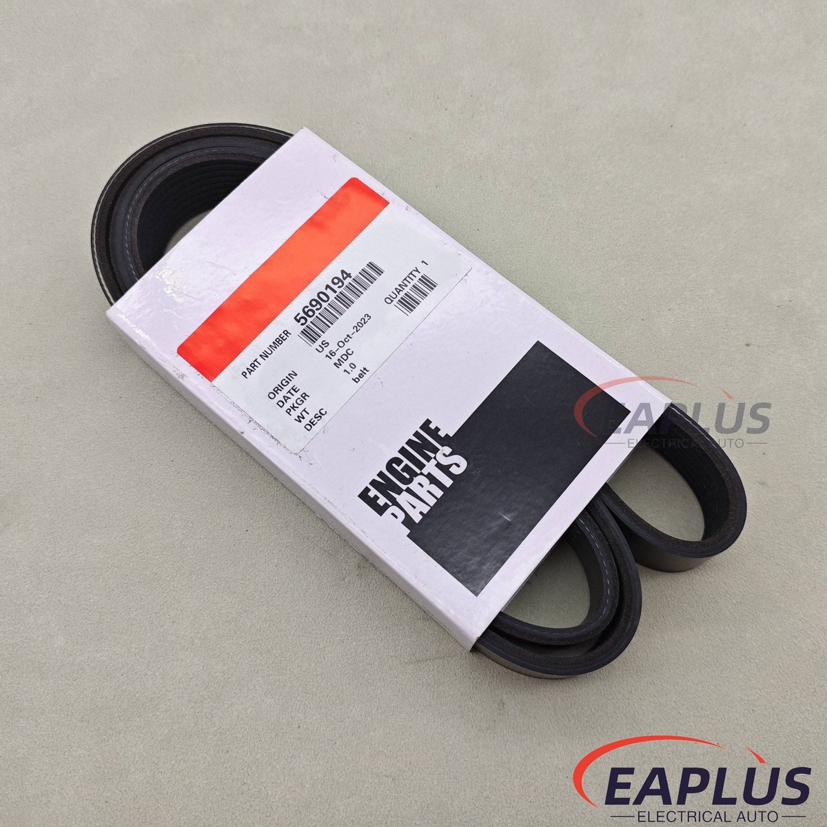 For Cummins 6CTA 8.3 Engines Serpentine Belt 5690194, 3288812 