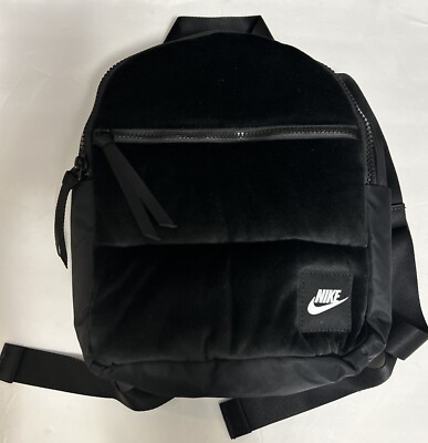 Nike Sportswear Essentials Mini Backpack Black Velvet Front
