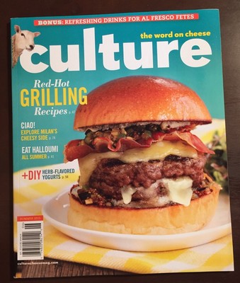 Culture (The Word on CHEESE) Grilling Recipes DIY Yogurts Sum '15 FREE SHIPPING