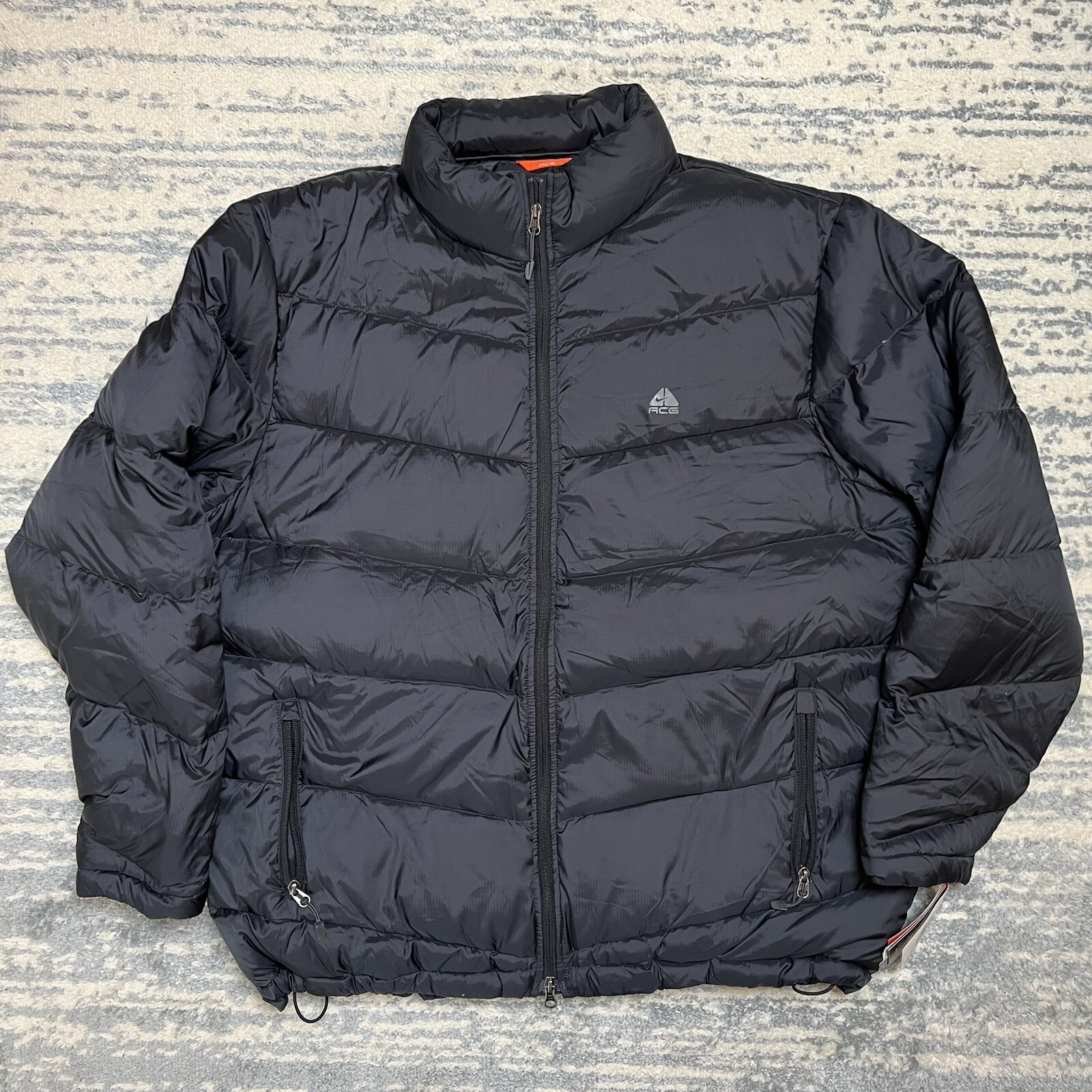 VTG Nike ACG Layer 3 Black Goose Down Puffer Jacket Black Men's XXL 550 Fill NWT