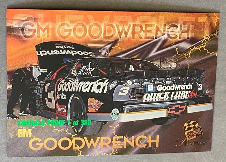 Dale Earnhardt 1997 Press Pass Premium Emerald Proof of 380 Card #29 + Bonuses! - Image 3 of 4
