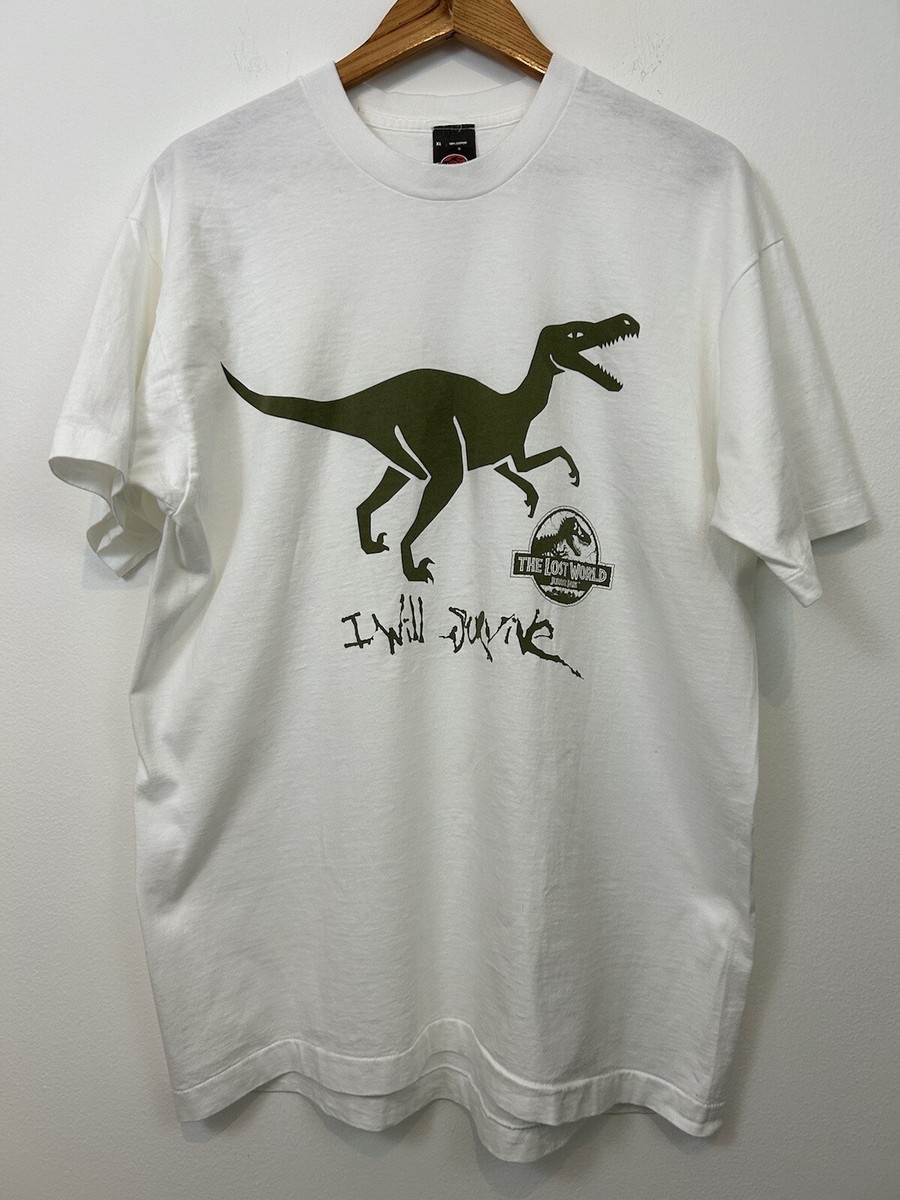 Vintage 1996 The Lost World Jurassic Park Single Stitch Crewneck T 