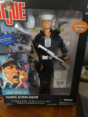COLLECTOR GI JOE TALKING ACTION SAILOR OUTSTANDING UNIFORM & ACCESSORIES MINT - Picture 1 of 8