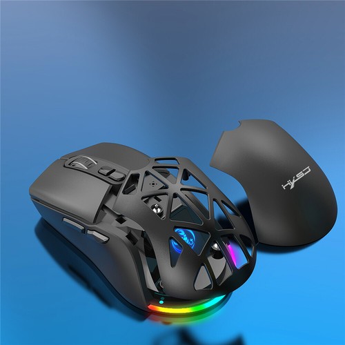 T26 Dual-mode Wireless Mouse 2.4G BT5.1 RGB Backlight 4800DPI Office Game Mice - Picture 22 of 24