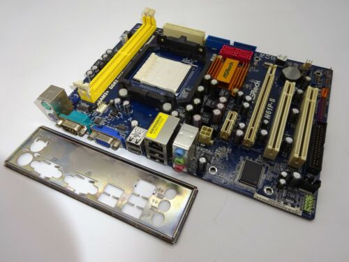 ASROCK n61p-s REV: G/A 1.06 ddr2-MATX-socket am2-con I/O Shield #m1645