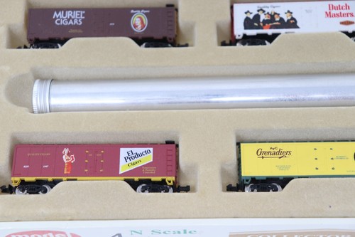Model Power N Scale Collector Dutch Masters 4-Pack Fine Cigar Train Cars in Box - Picture 7 of 12