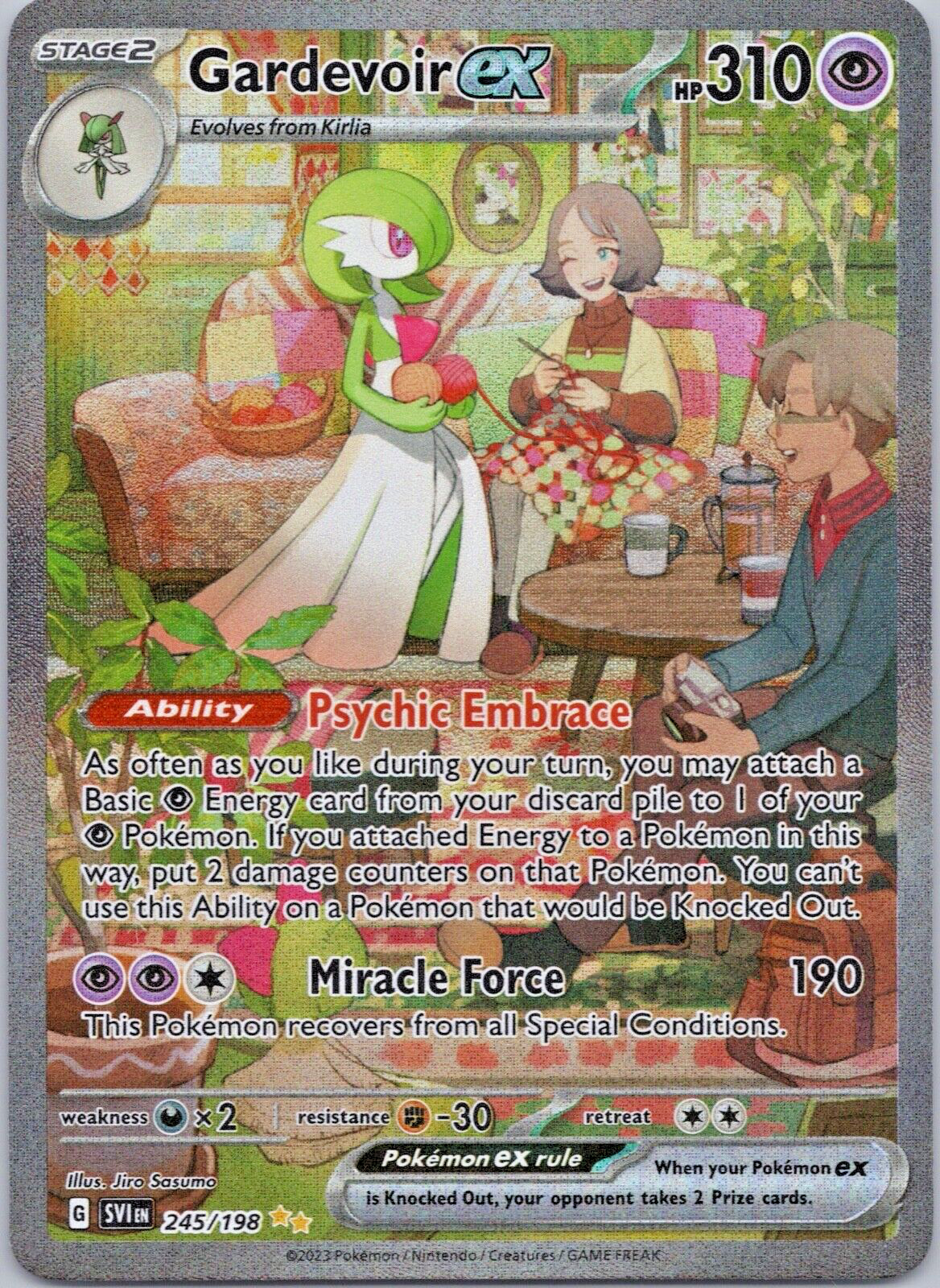 Pokemon Gardevoir EX Special Illustration Rare 245/198 NM