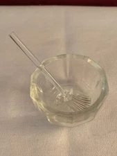 Individual Salt Dishes Cellars  eight bowls, 7 spoons