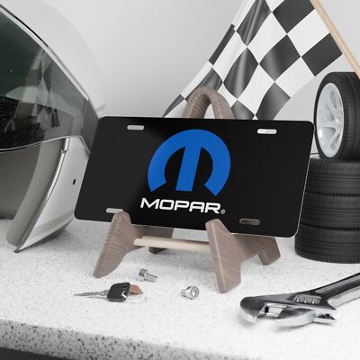 MOPAR Dodge Performance Racing Fan Vanity Plate - 12''x6'' Aluminum