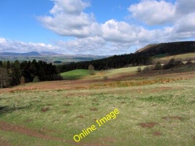 Photo 6x4 Rough pasture below Tick Law Beanley  c2013