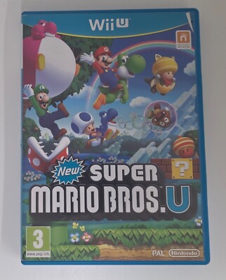 Super Mario Bros U for Nintendo Wii U Video Game PAL Region Only Used Untested