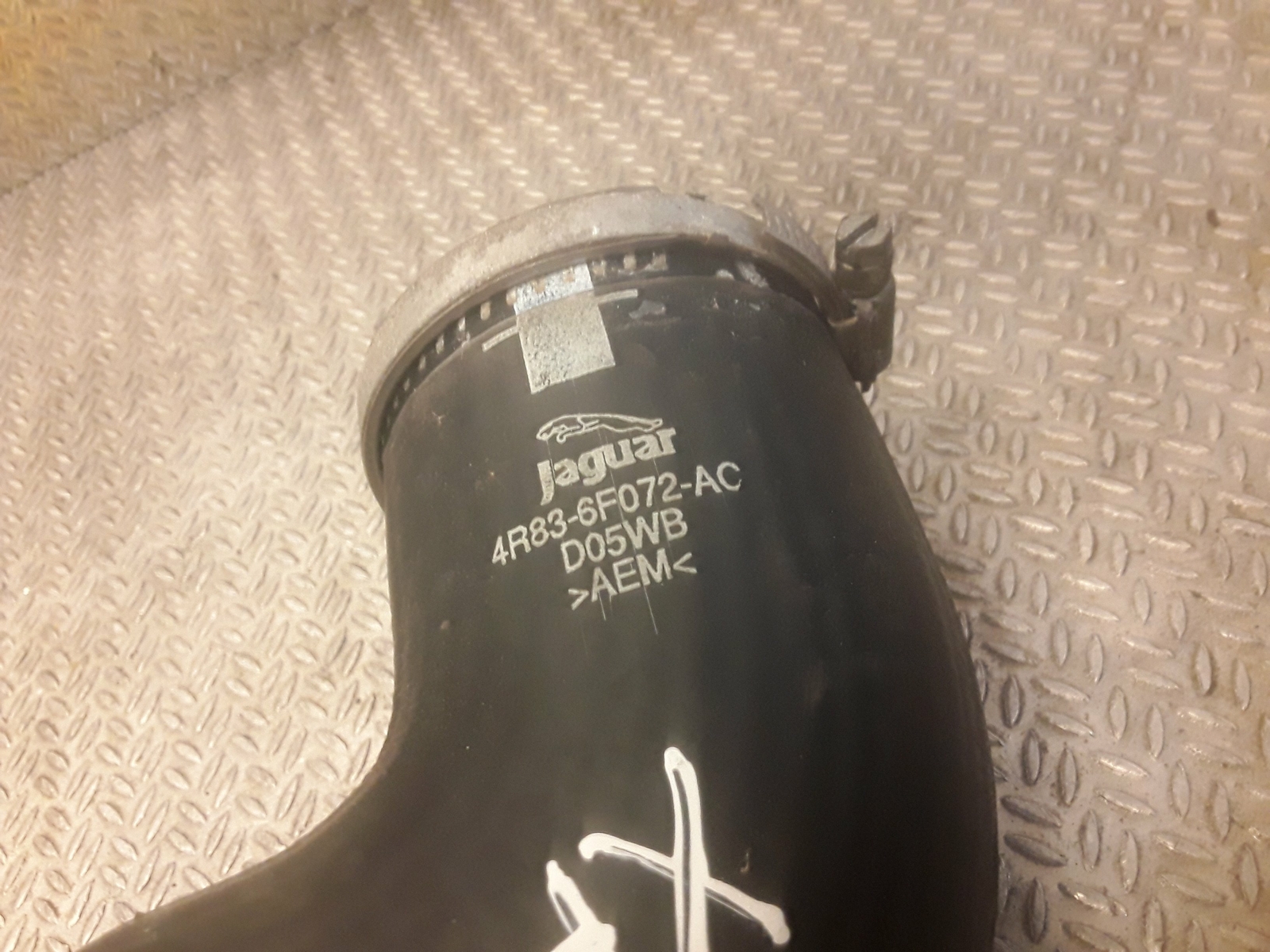 JAGUAR XF Intercooler Pipe Hose X250 2.7 Diesel OEM 4R836F072AC eBay