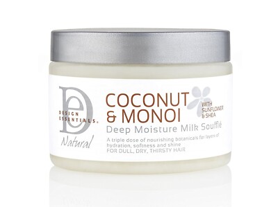 Design Essentials Coconut & Monoi Deep Moisture Milk Souffle Collection 12oz