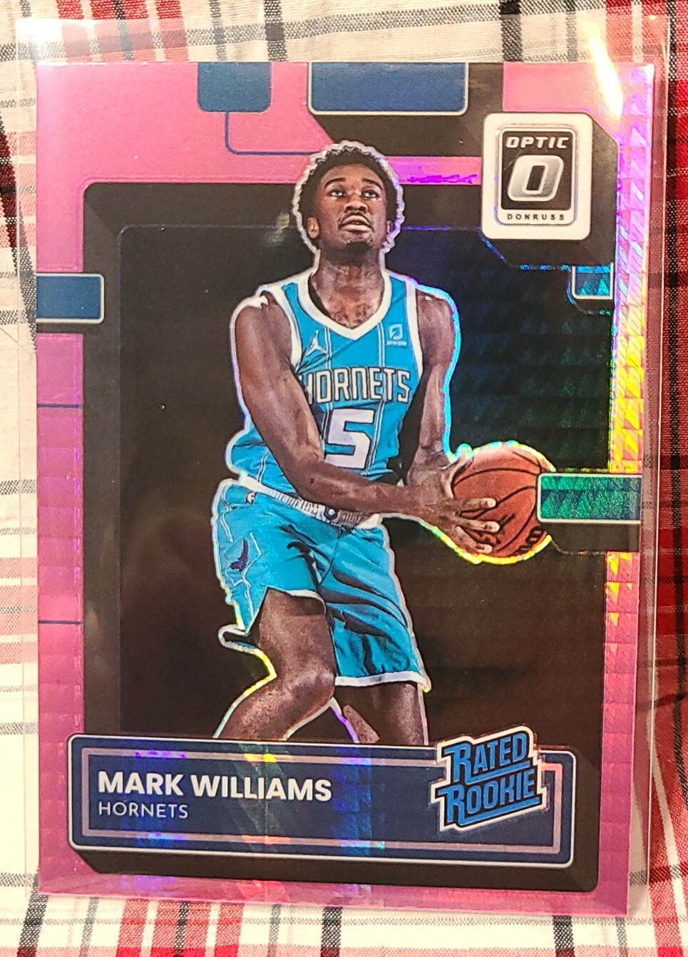 2022-23 Donruss Optic Rated Rookie Hyper Pink Prizm Mark Williams RC 245