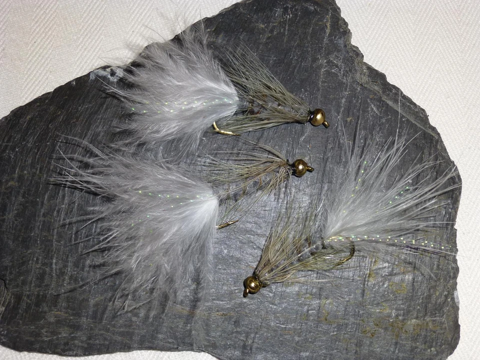 3 St. Goldkopf WOOLY BUGGER Streamer # 6 Bach-Regenbogen-Meer-Teich-See-Forelle - Bild 1 von 1