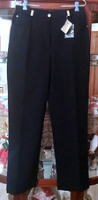 NWT NEW ST. JOHN Sport Womens Navy Blue 5 Pocket Stretch Straight Leg Pants 10