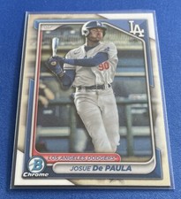 2024 Bowman Chrome Prospects #BCP-12 Josue De Paula Los Angeles Dodgers