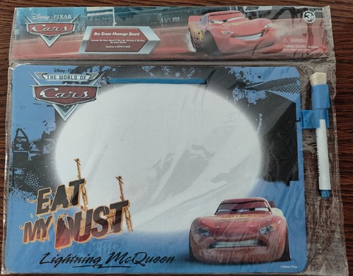 Disney*Pixar Cars Lightning Mc Queen Dry Erase Message Board -New