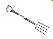 Stainless Steel Border Fork Heavy Duty Outdoor Garden Plant Gardening Tools