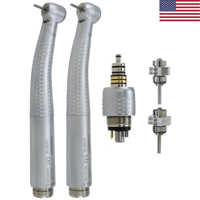 COXO Dental Fiber Optic High Speed Handpiece Turbine For W/H Roto Coupler 6 Hole