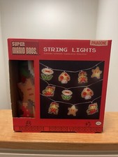 Nintendo Super Mario Bros String Lights Battery Operated New for 2023 by Paladon