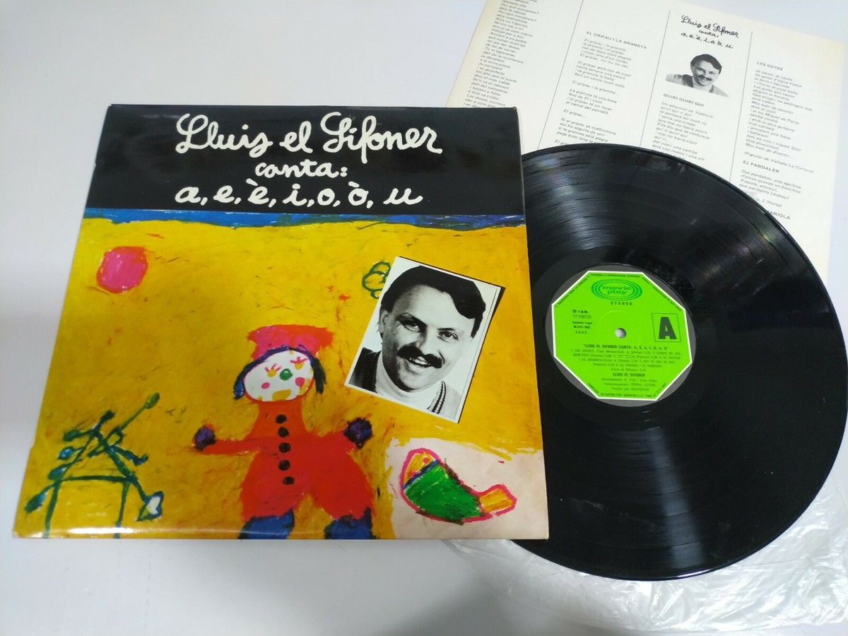 Lluís El Sifoner Canta A E I O U 1980 Edition España - LP 12