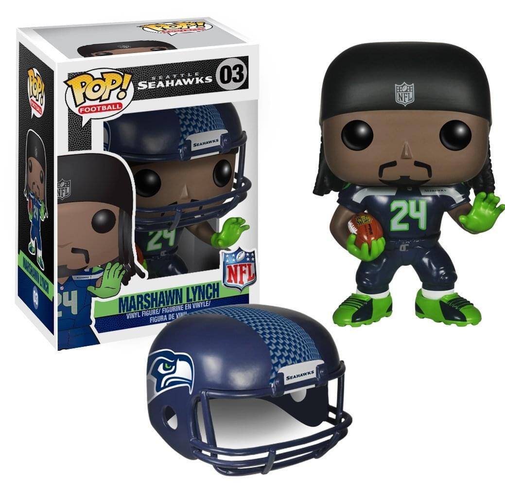 Funko Pop! Fútbol Americano Americano Nfl Seattle Seahawks Marshawn Lynch #03