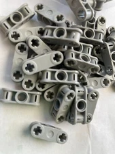 LEGO- NEW-#32184-LIGHT BLUISH GREY-TECHNIC & PIN CONNECTOR 3L PER/HOLE-25 PIECE