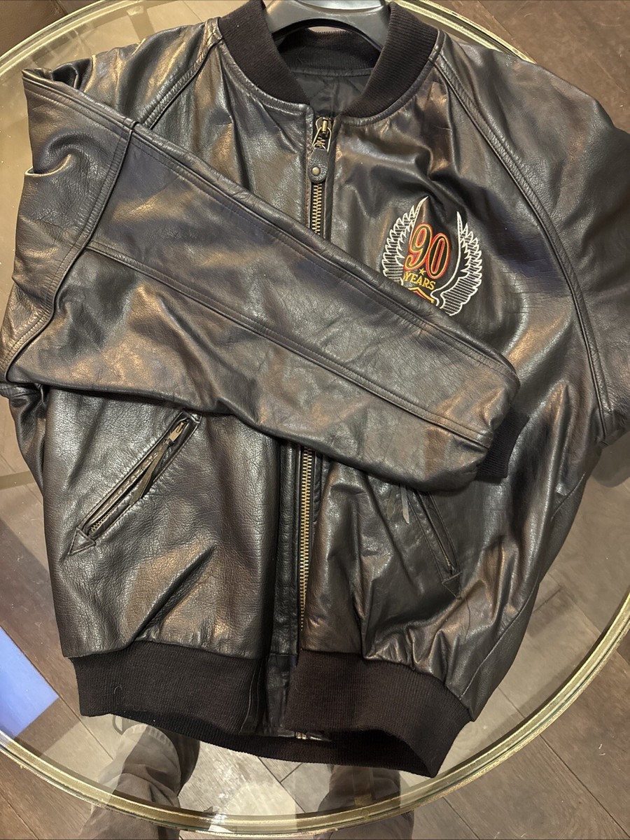 ジャケット・アウター 90s Harley-Davidson short leather bomber s-l400.jpg