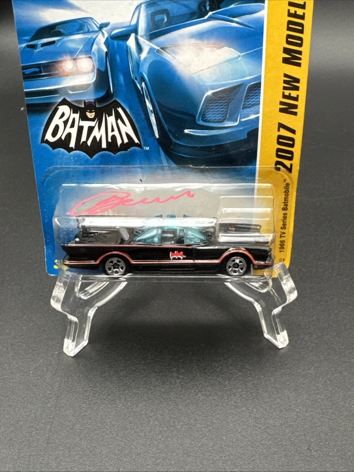 Hot Wheels 1966 TV Series Batmobile signed/autographed by George Barris NO COA - Image 3 of 4